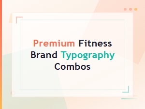 Premium Fitness Brand Typography Combos for Bold Logo Designs