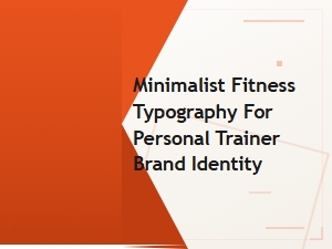 Modern Minimalist Fitness Fonts for Personal Trainer Brand Identity